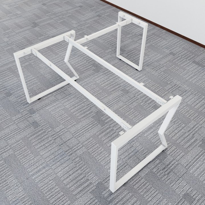 Chân bàn chữ L 160x160 hệ MConcept lắp ráp