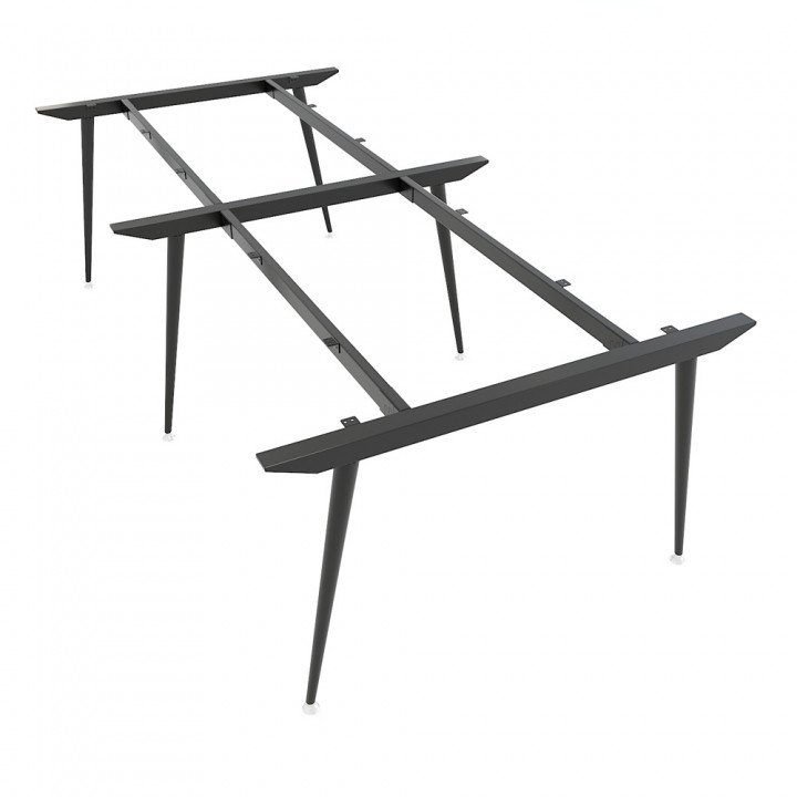 Chân bàn sắt hệ CONE Concept 240x120 lắp ráp