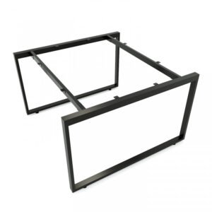 Chân bàn văn phòng cụm 2 120x120 sắt 25x50 lắp ráp