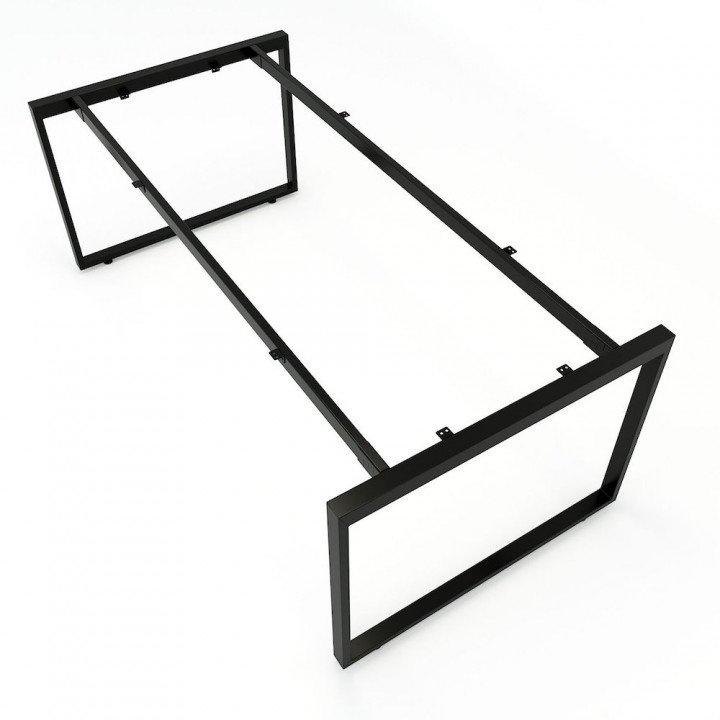 Chân bàn họp văn phòng 200x100cm sắt 25x50 lắp ráp