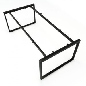 Chân bàn họp văn phòng 200x100cm sắt 25x50 lắp ráp