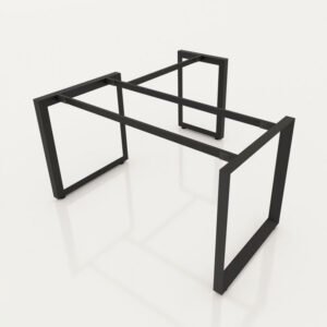 Chân bàn giám đốc 1400x600mm sắt tam giác lắp ráp ngàm