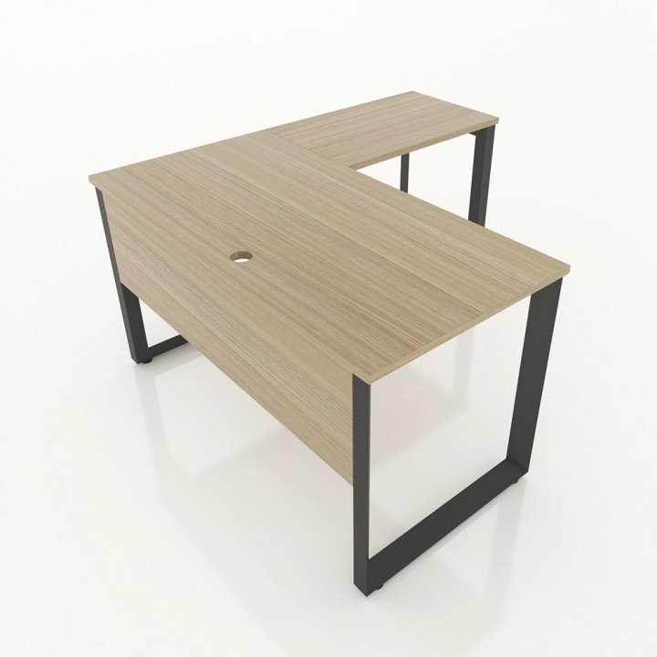Chân bàn giám đốc 1400x700mm sắt tam giác lắp ráp ngàm