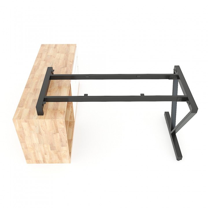 Chân bàn gác tủ hệ VConcept 140x70 lắp ráp