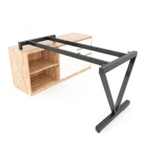 Chân bàn gác tủ hệ VConcept 140x60 lắp ráp