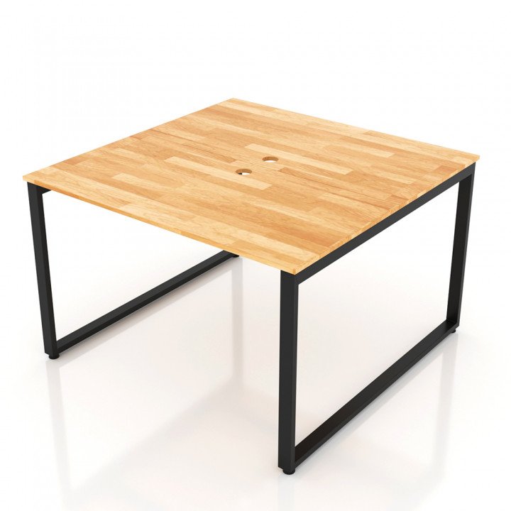 Chân bàn nhân viên 1200x1200mm sắt 25x50 lắp ráp ngàm