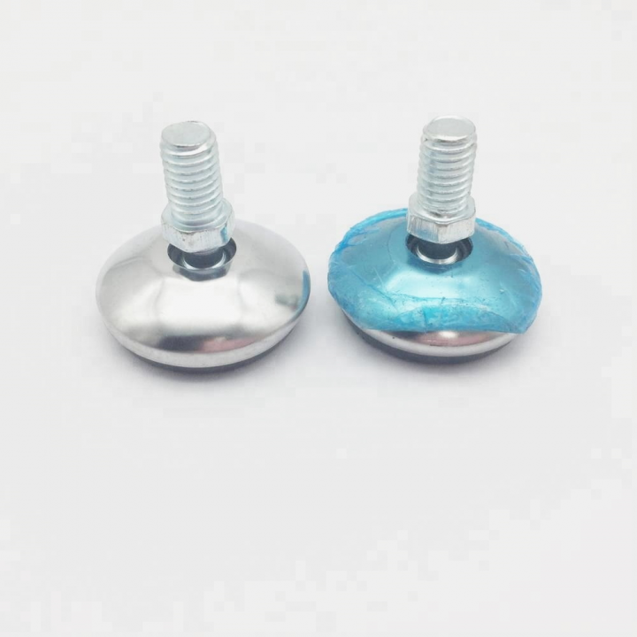 PKCT007 - Chân bàn inox tròn đệm lót bằng nhựa