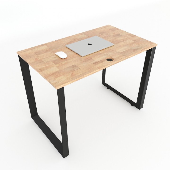 Chân sắt tam giác cho bàn 100x60cm hệ Trian II Concept