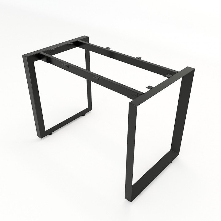 Chân sắt tam giác cho bàn 100x60cm hệ Trian II Concept