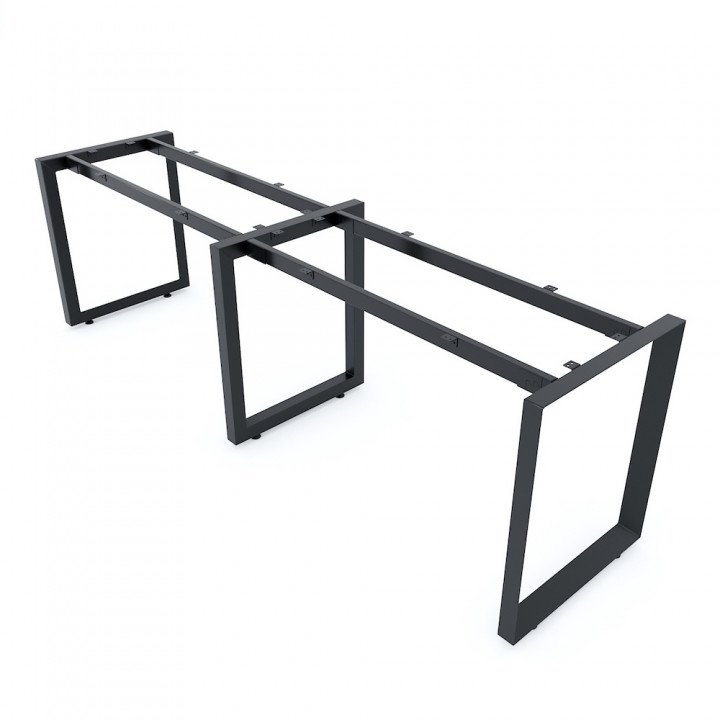 Chân sắt tam giác cho bàn 240x60cm hệ Trian II