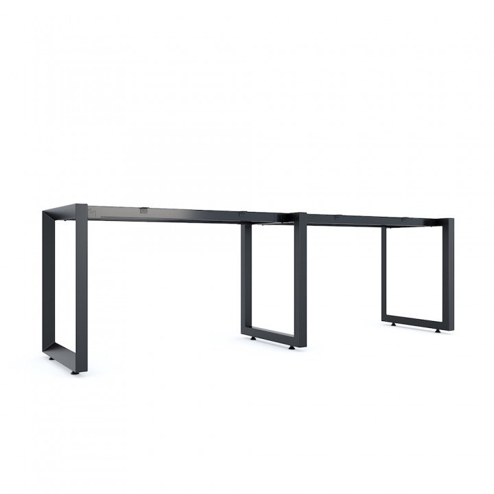 Chân sắt tam giác cho bàn 240x60cm hệ Trian II