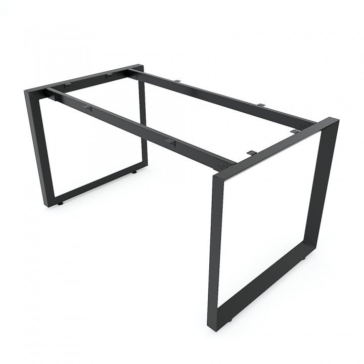 Chân sắt tam giác cho bàn 140x80cm hệ Trian II Concept