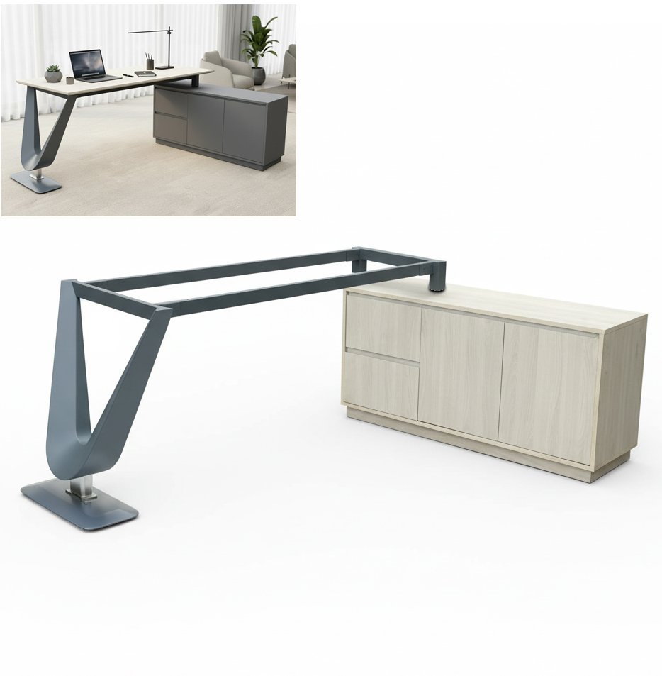 Chân sắt bàn Giám Đốc hiện đại - CBGD-32FK