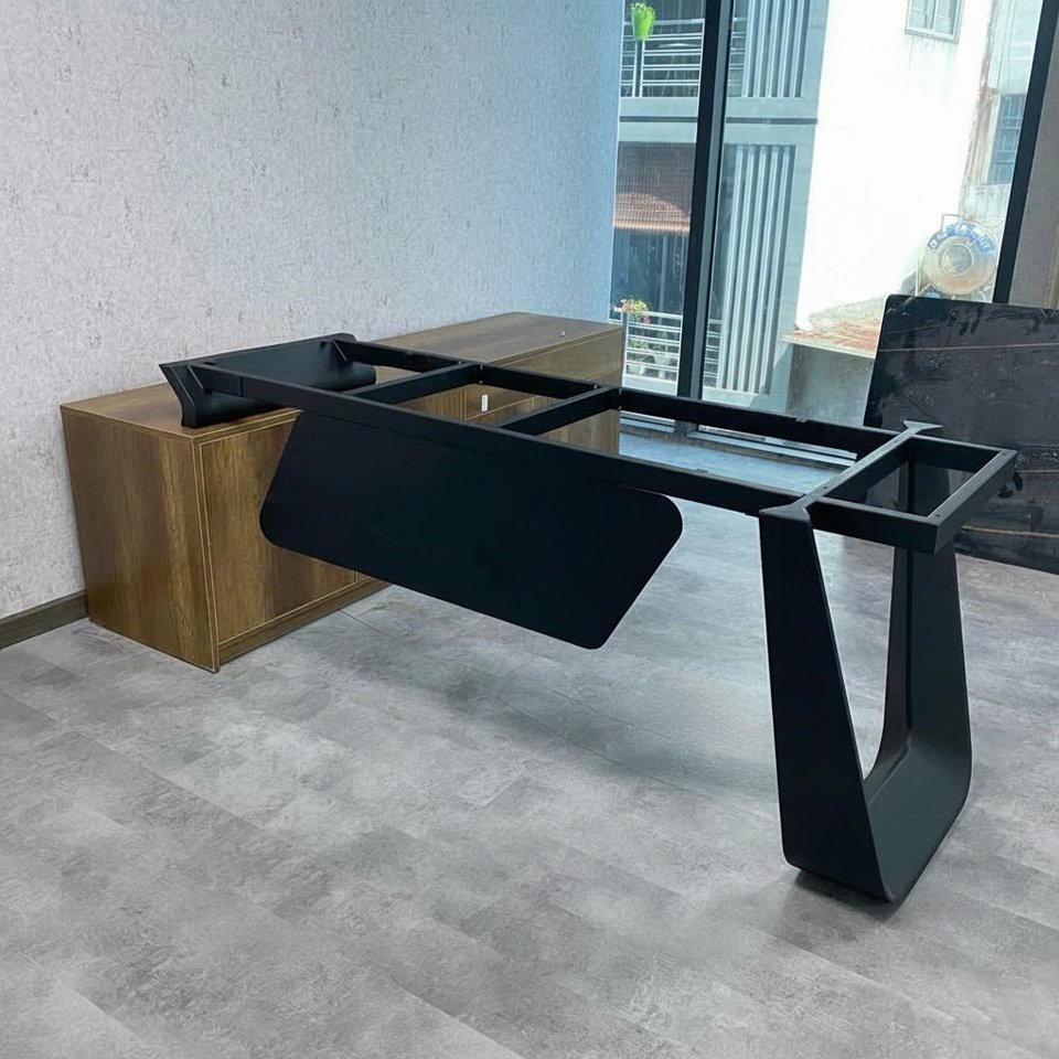 Khung Bàn Lãnh Đạo Hiện Đại Bằng Sắt Kết CBGD-33FK