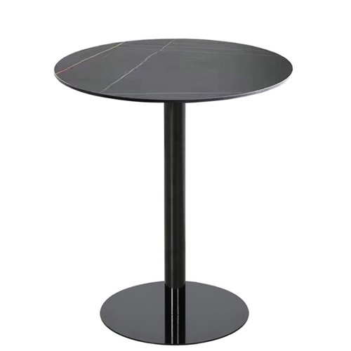 Bàn cafe chân trụ tròn mặt đá- Mã: T1508D
