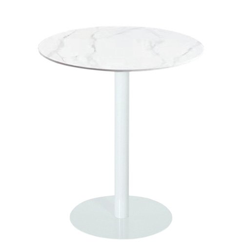 Bàn cafe chân trụ tròn mặt đá- Mã: T1508D