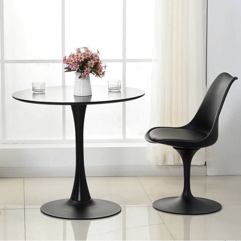 Bàn tulip tròn 80cm nhập khẩu – Mã: T117-80