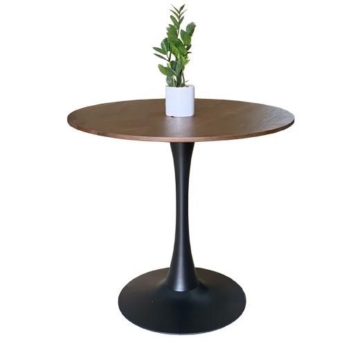 Bàn Tulip mặt gỗ nâu sang trọng