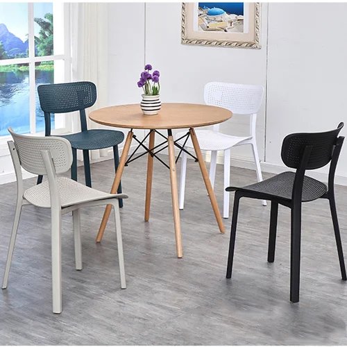 Ghế cafe fastfood nhựa PP nhập khẩu cao cấp- Mã 244