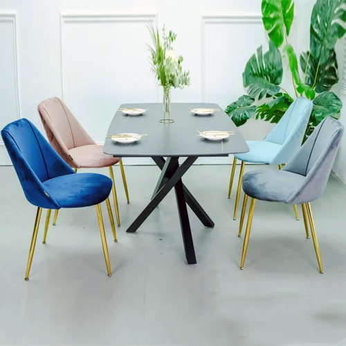 Bộ bàn ăn 4 ghế mặt đá nhập khẩu