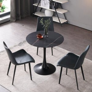 Bộ bàn tròn tiếp khách văn phòng- Mã: T117D-70-3×2109