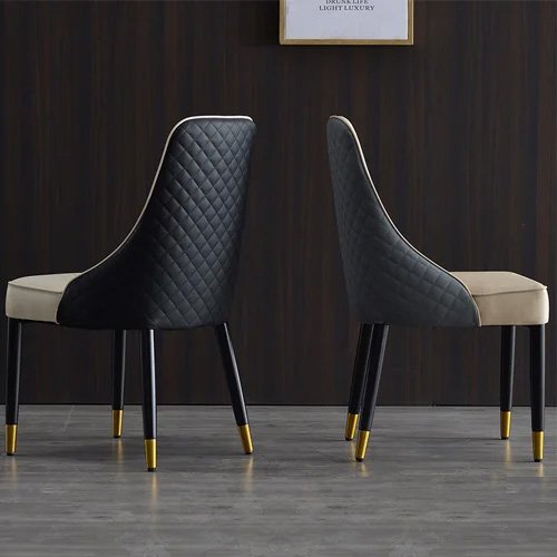 Ghế ăn bọc da chân sắt cao cấp- Mã: 2122