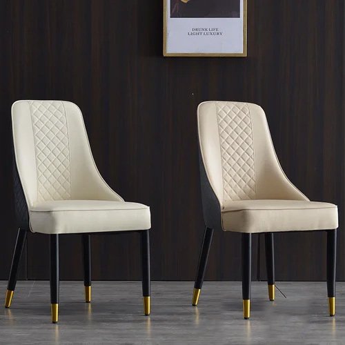 Ghế ăn bọc da chân sắt cao cấp- Mã: 2122