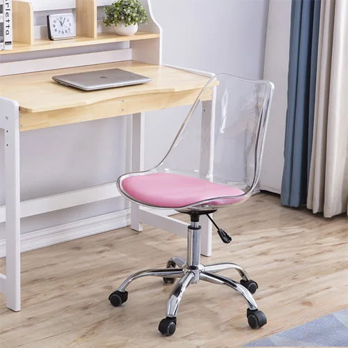 Ghế làm việc hiện đại lưng trong suốt