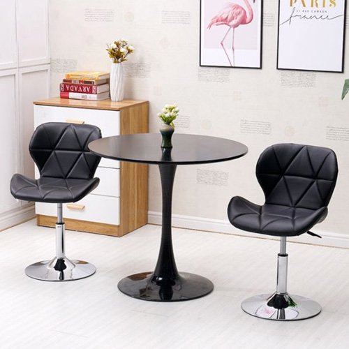 Ghế quầy bar chân thấp lưng nệm – Mã: 466L