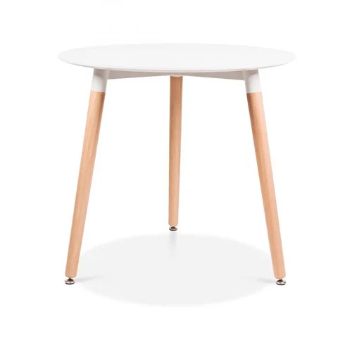 Bộ bàn ghế cafe tiếp khách hiện đại với ghế eames trong suốt - Fiki