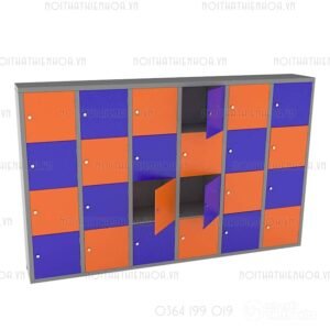 Tủ đựng đồ 24 ngăn màu sắc