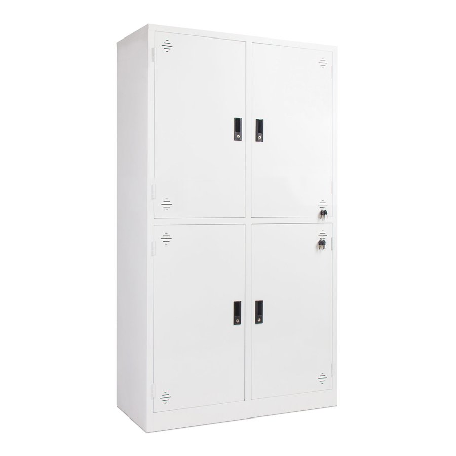 Tủ sắt 4 ngăn màu trắng TVP-S4T