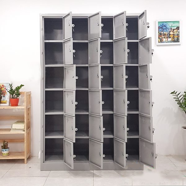 Tủ sắt locker đựng đồ 30 ngăn